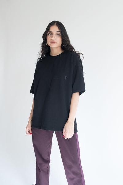 JACKED OVERSIZE TEE-BLACK – noquitsociety