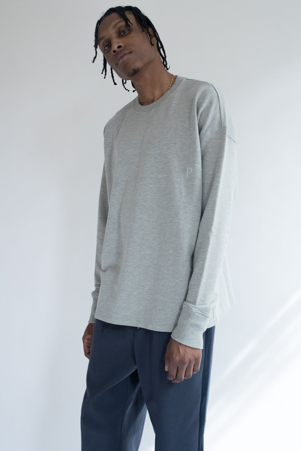 トップス stein OVERSIZED LONG SLEEVE TEE IMAGINE stein / シュタイン】OVERSIZED LONG SLEEVE TEE [ LINEAR ] - BLACK